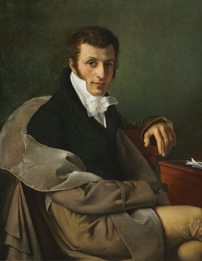 Detail of Self-Portrait, c. 1812 by Joseph Paelinck