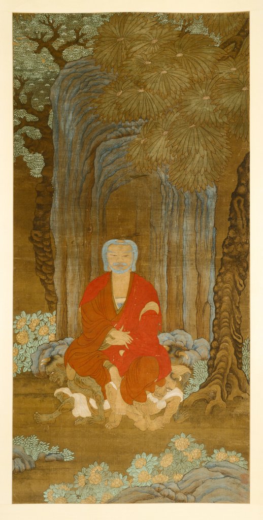 Detail of Shakyamuni under the Bodhi Tree, 1600-50 by Unknown
