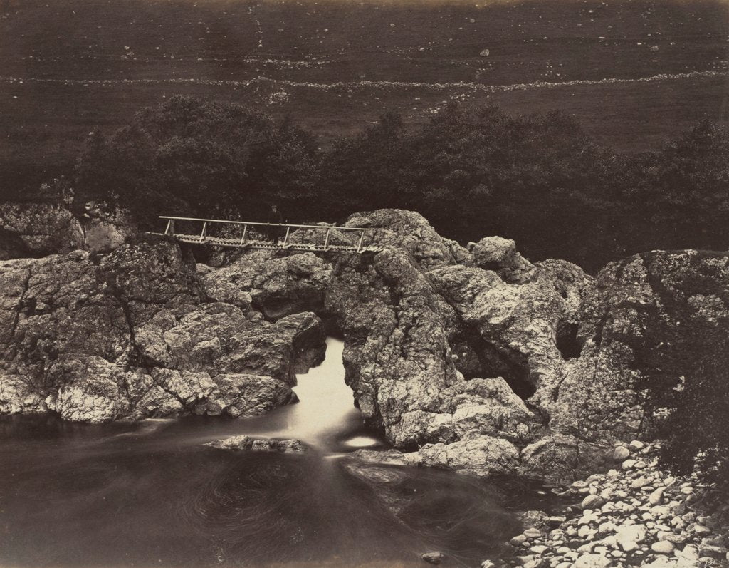 Detail of Shepherd's Bridge near Forest Lodge, 1871 by James Valentine