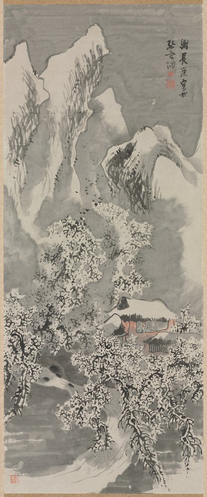 Snow Landscape, c. 1770s by Yosa Buson