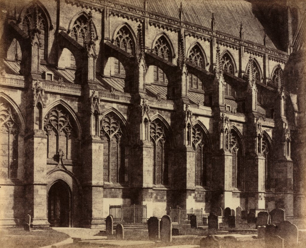 Detail of South Side Beverley Minster, 1860 by Col. Alfred Capel-Cure
