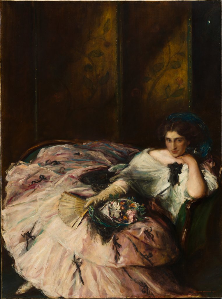 Detail of Souvenir of an 'International Ball', 1907 by Charles Hasslewood Shannon