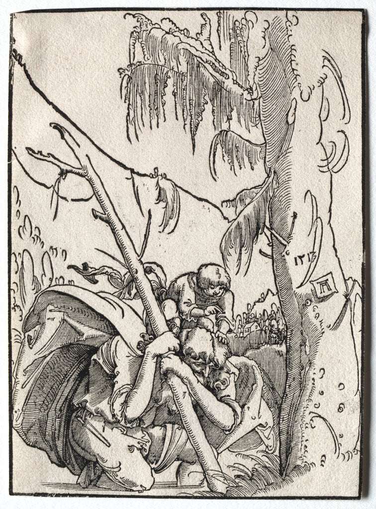 Detail of St. Christopher, 1513 by Albrecht Altdorfer