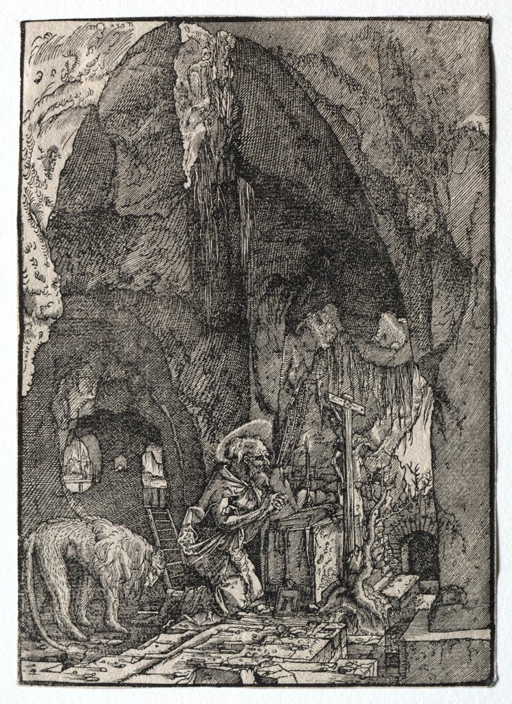 Detail of St. Jerome in the Cave, 1513-1515 by Albrecht Altdorfer