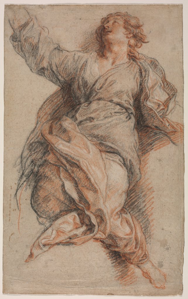 Detail of St. John the Evangelist, c. 1700-1702 by Charles de La Fosse