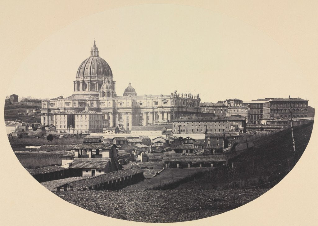 Detail of St. Peter's, 1858 by Robert Macpherson
