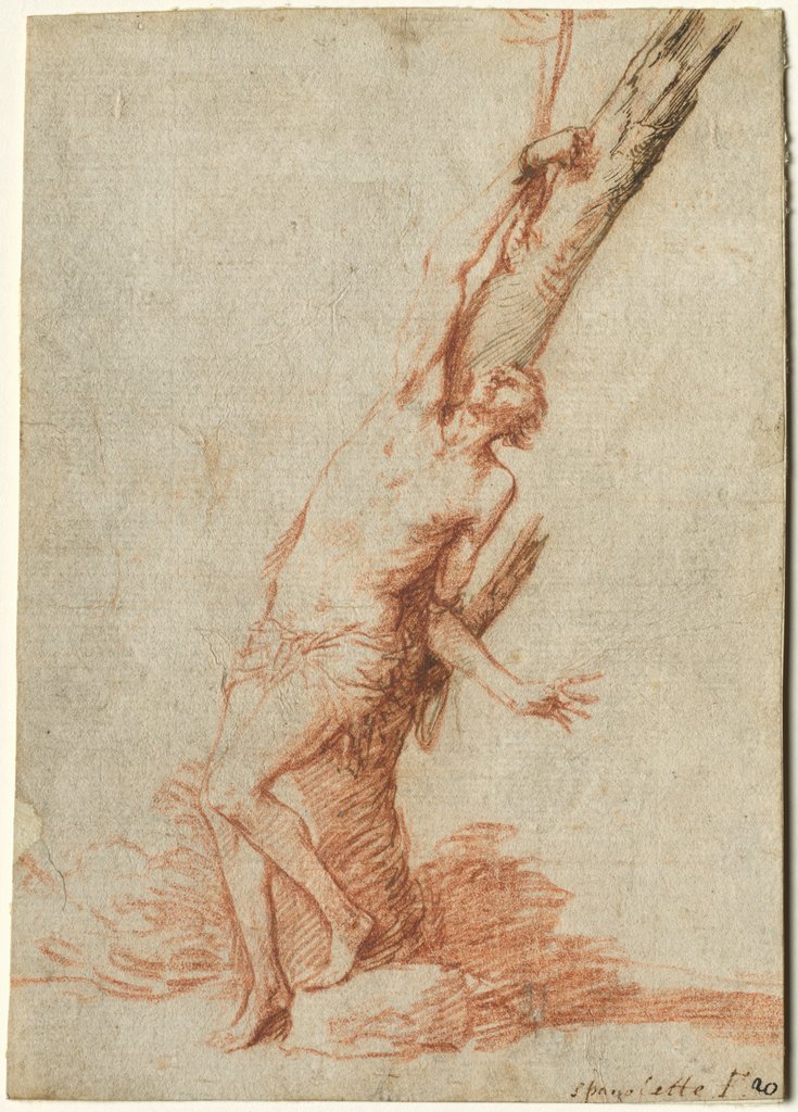 Detail of St. Sebastian, 1626-1630 by Jusepe de Ribera