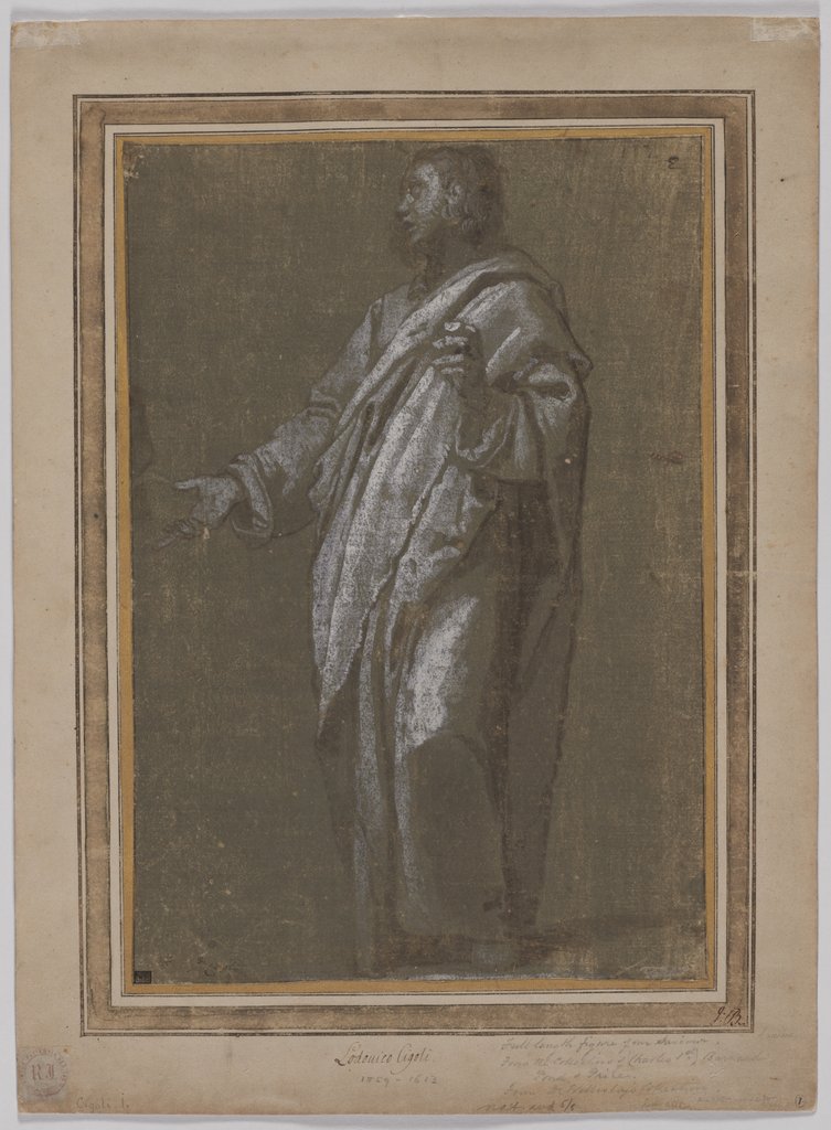Detail of Standing Male Figure, c. 1610/13 by Ludovico Cardi Cigoli
