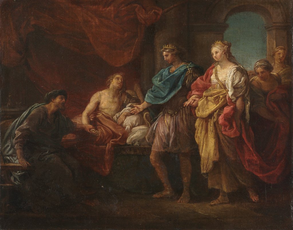 Detail of Study for 'Antiochus and Stratonice', c. 1746 by Pompeo Batoni