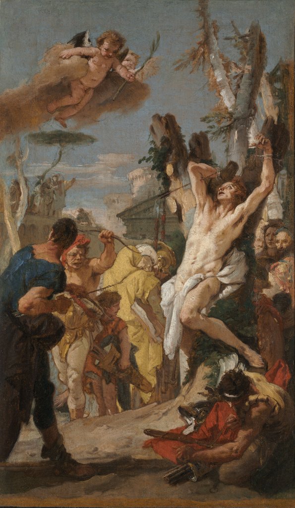 Detail of Study for 'The Martyrdom of Saint Sebastian'…, 1739 by Giovanni Battista Tiepolo