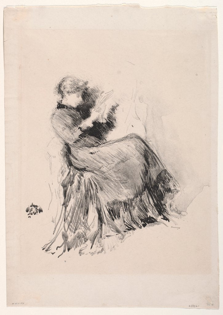 Detail of Study, 1878 by James McNeill Whistler