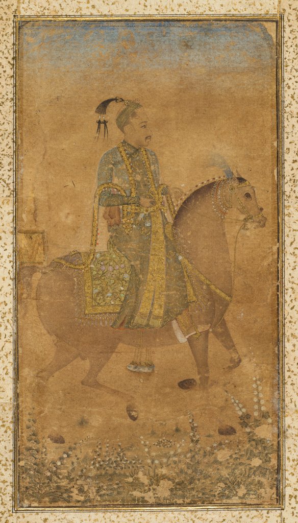 Detail of Sultan Abdullah Qutb Shah on Horseback, c. 1635 by Unknown