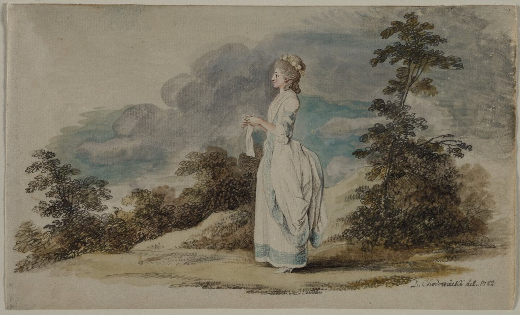 Detail of Susanne, 1782 by Daniel Chodowiecki