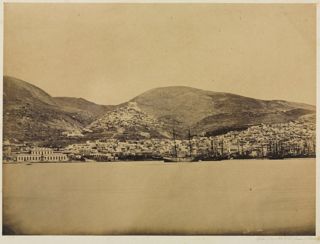 Syros, Center of the Levant Trade, c. 1850s by Unidentified Photographer