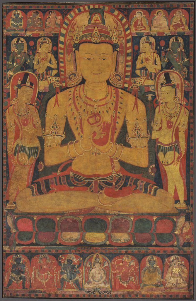 Detail of Tantric Buddha Vairochana, c. 1150-1200 by Unknown