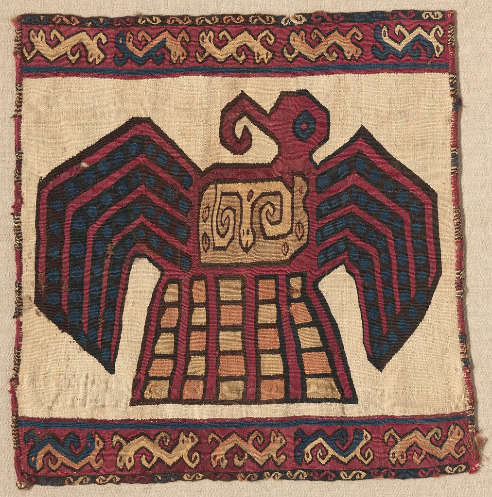 Detail of Tapestry Square Panel, c. 700-1100 by Unknown