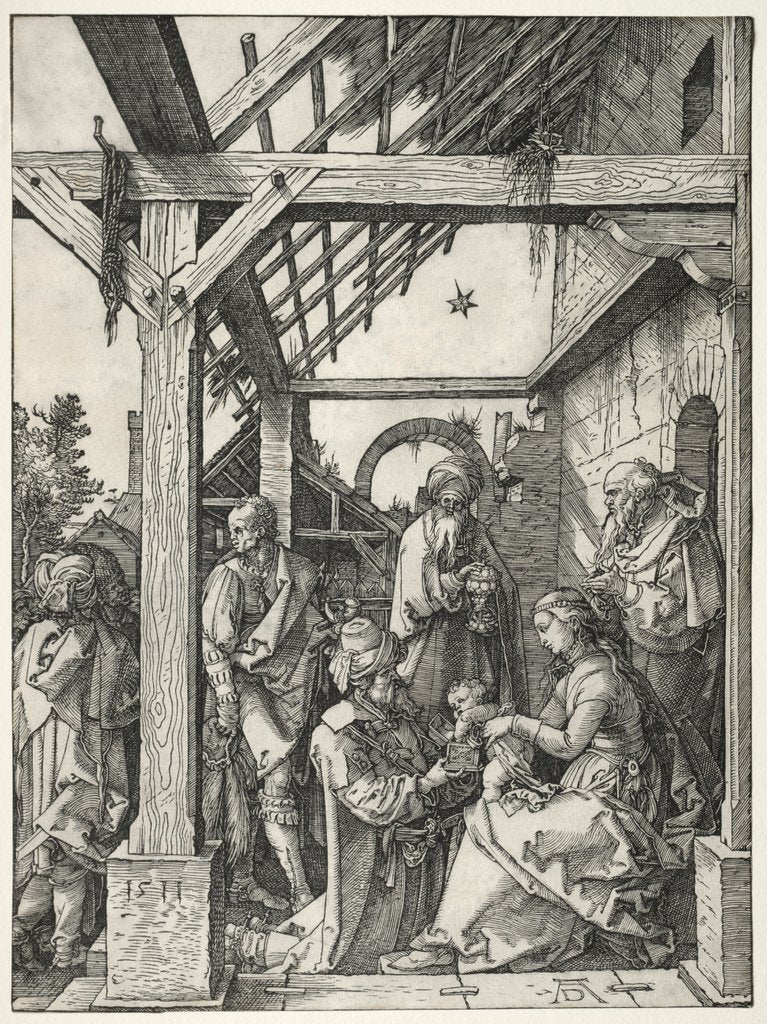 Detail of The Adoration of the Magi, 1511 by Albrecht Dürer