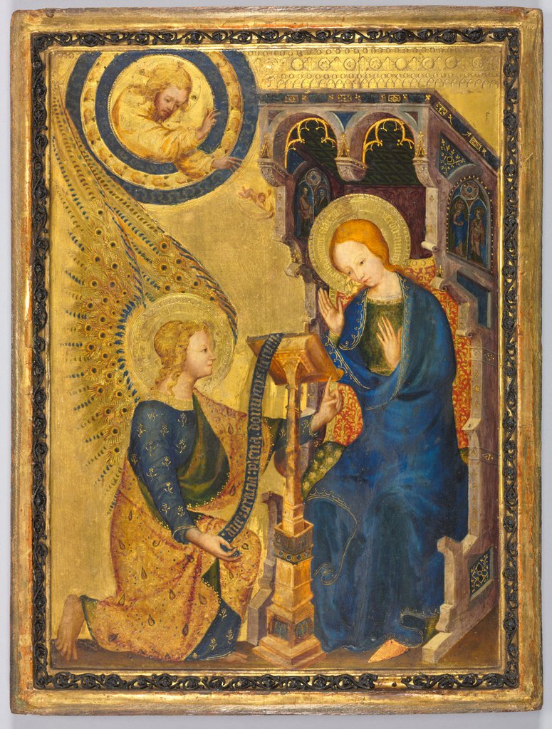 Detail of The Annunciation, 1380s by Unknown