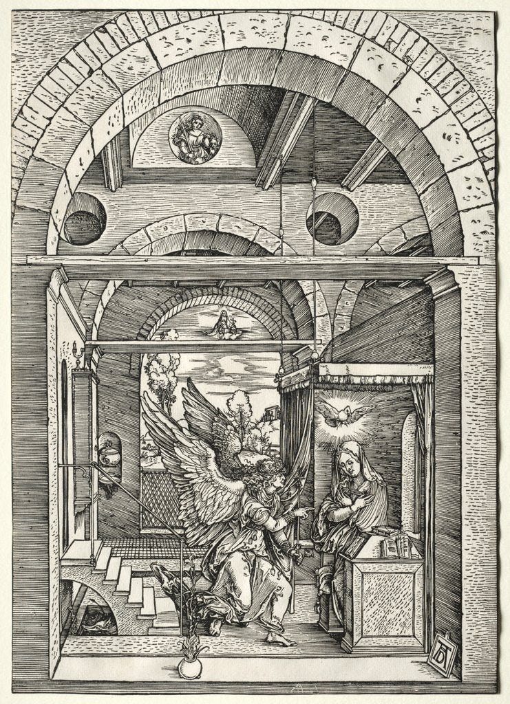 Detail of The Annunciation, c. 1503-1505 by Albrecht Dürer