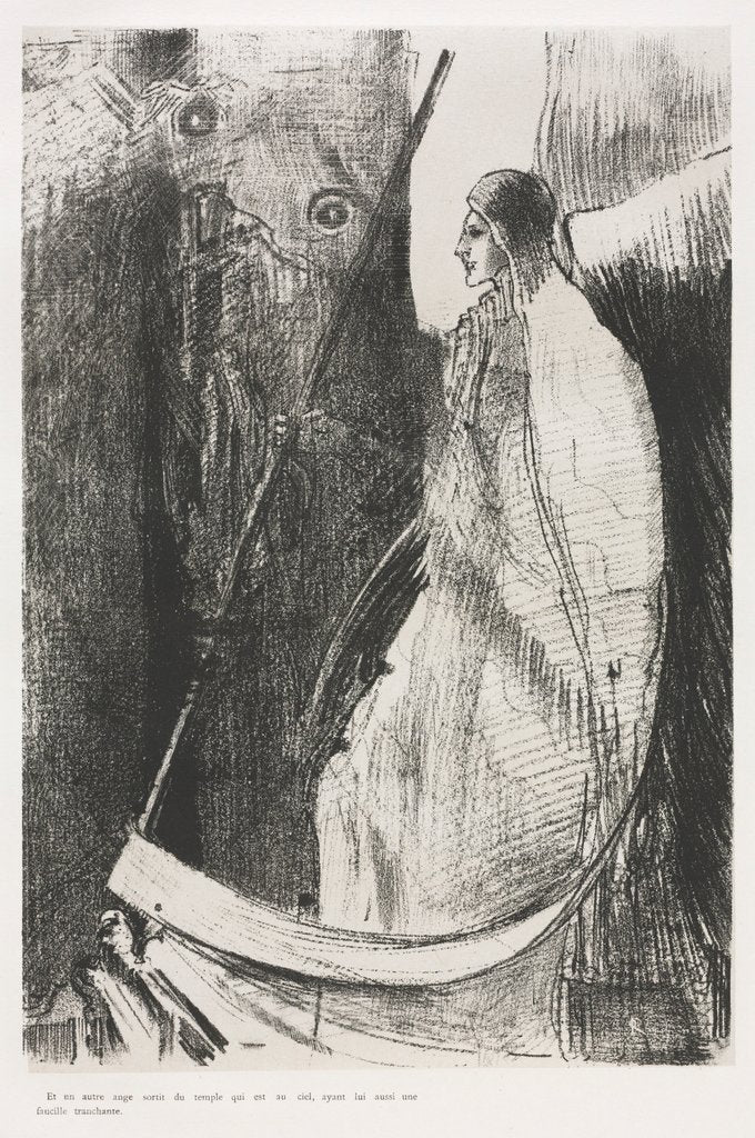 Detail of The Apocalypse of Saint John: And Another Angel Came Out of the Temple…, 1899 by Odilon Redon; Blanchard; Ambroise Vollard