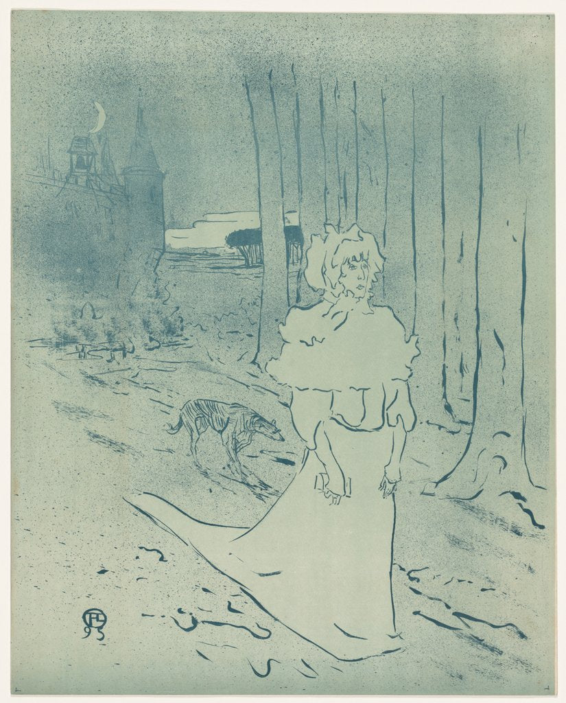 Detail of The Chatelaine or the Tocsin, 1895 by Henri de Toulouse-Lautrec