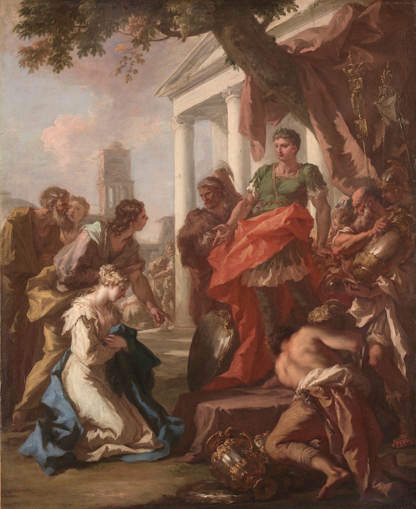 Detail of The Continence of Scipio, c. 1710 by Giovanni Antonio Pellegrini