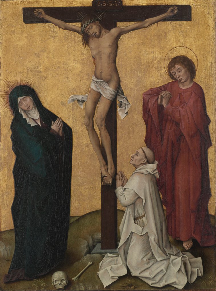 Detail of The Crucifixion with a Carthusian Monk, c. 1460 by Rogier van der Weyden