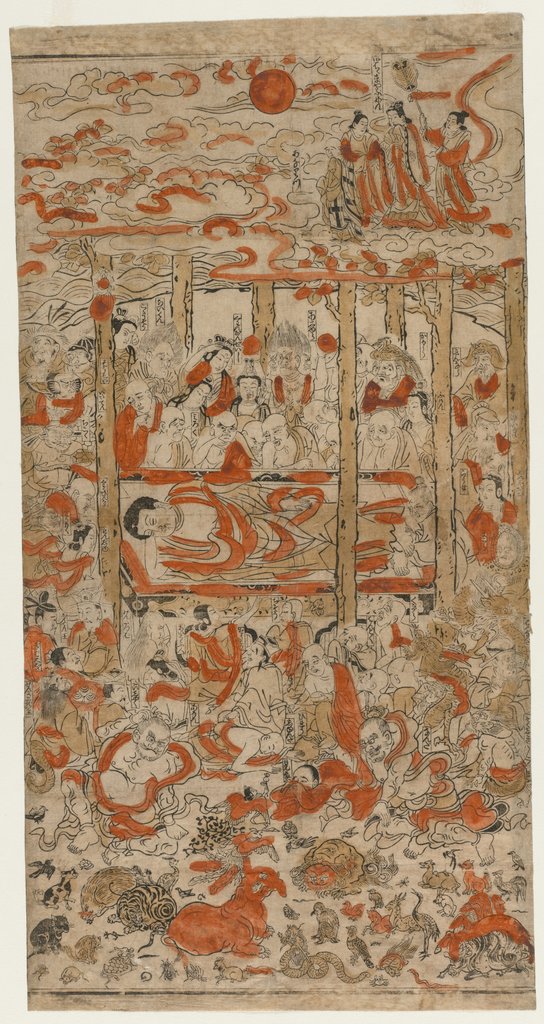 Detail of The Death of the Buddha, c. 1710s by Unknown
