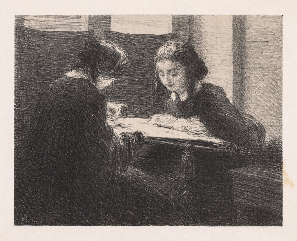 Detail of The Embroideres,, 1898 by Henri Fantin-Latour