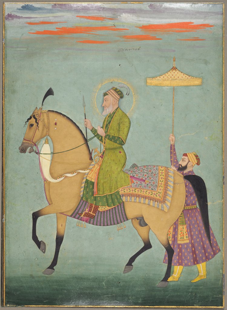 Detail of The Emperor Alamgir on Horseback, c. 1690-1710 by Unknown