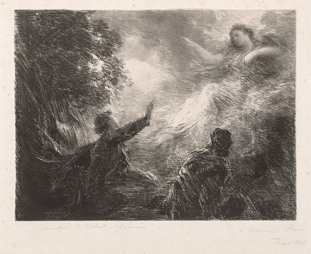 Detail of The Fairy of the Alps, 1873 by Henri Fantin-Latour
