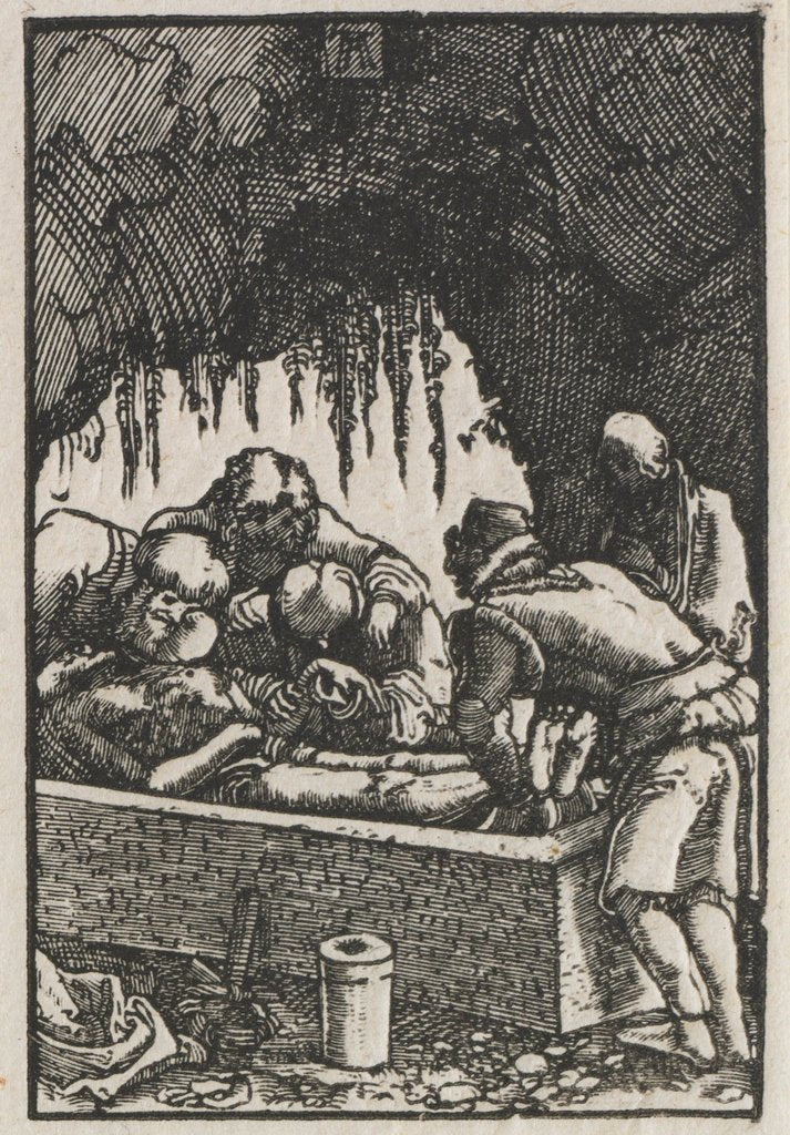 Detail of The Fall and Redemption of Man: Burial of Christ, c. 1515 by Albrecht Altdorfer