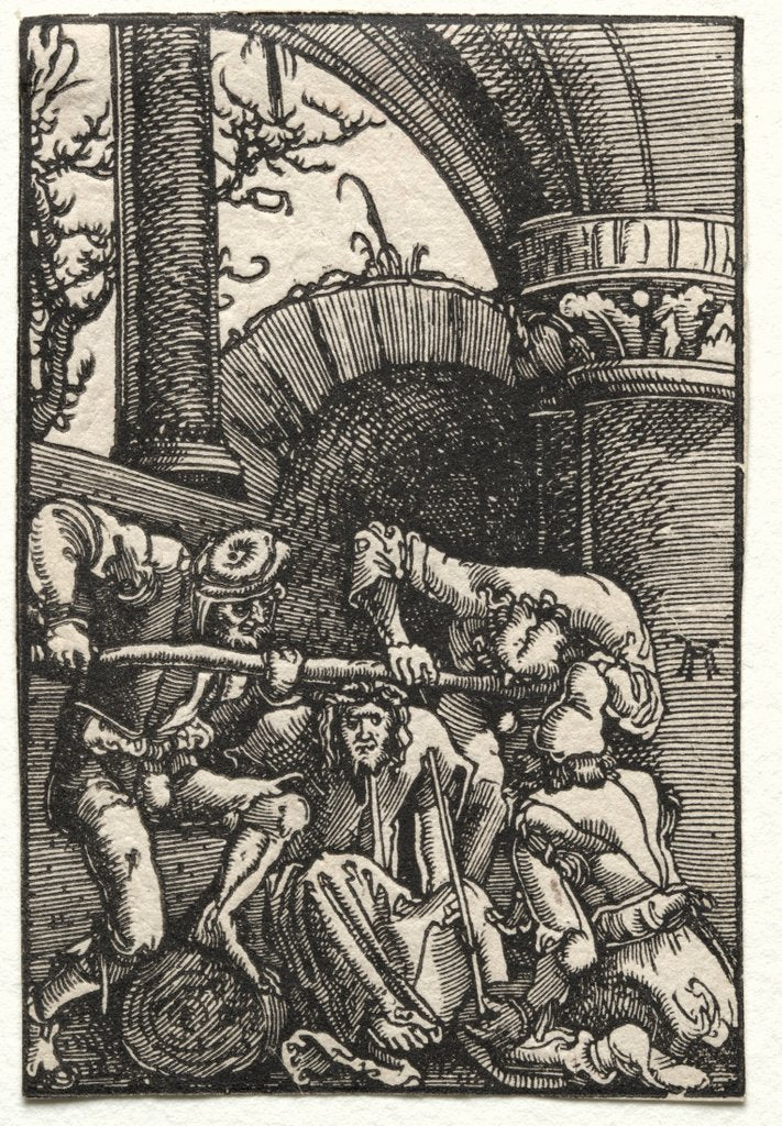 Detail of The Fall and Redemption of Man: Christ Crowned with Thorns, c. 1515 by Albrecht Altdorfer