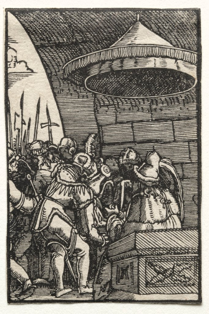 Detail of The Fall and Redemption of Man: Pilate Washing His Hands, c. 1515 by Albrecht Altdorfer