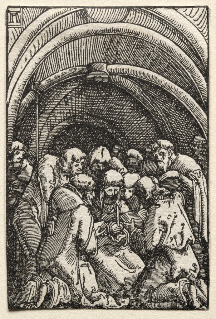 Detail of The Fall and Redemption of Man: The Death of the Virgin, c. 1515 by Albrecht Altdorfer