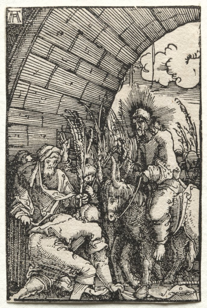 Detail of The Fall and Redemption of Man: The Entry into Jerusalem, c. 1515 by Albrecht Altdorfer
