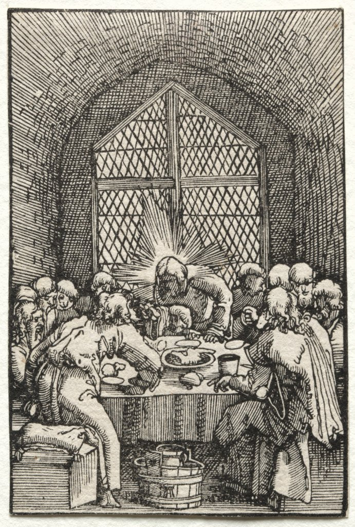 Detail of The Fall and Redemption of Man: The Last Supper, c. 1515 by Albrecht Altdorfer