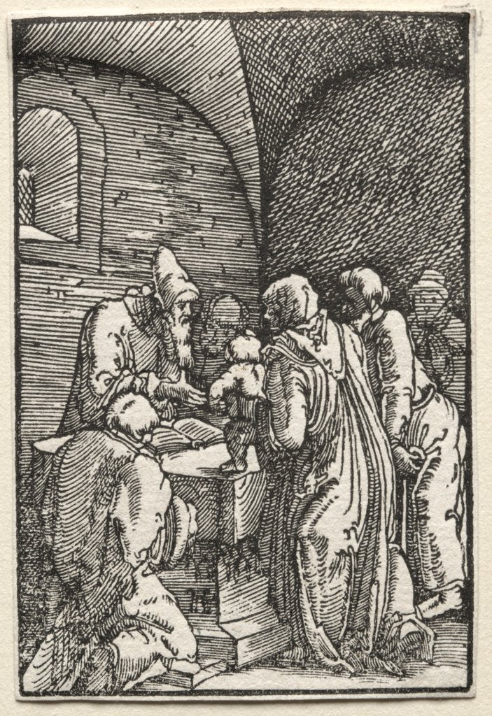 Detail of The Fall and Redemption of Man: The Presentation of Christ in the Temple, c. 1515 by Albrecht Altdorfer