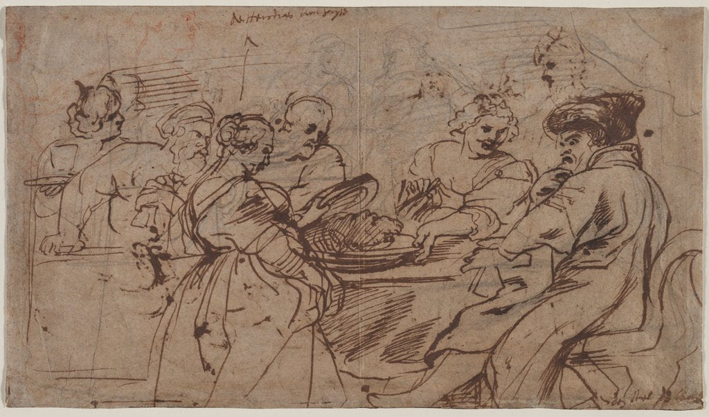 Detail of The Feast of Herod Tomyris with the Head of Cyrus, c. 1637-1638 by Peter Paul Rubens