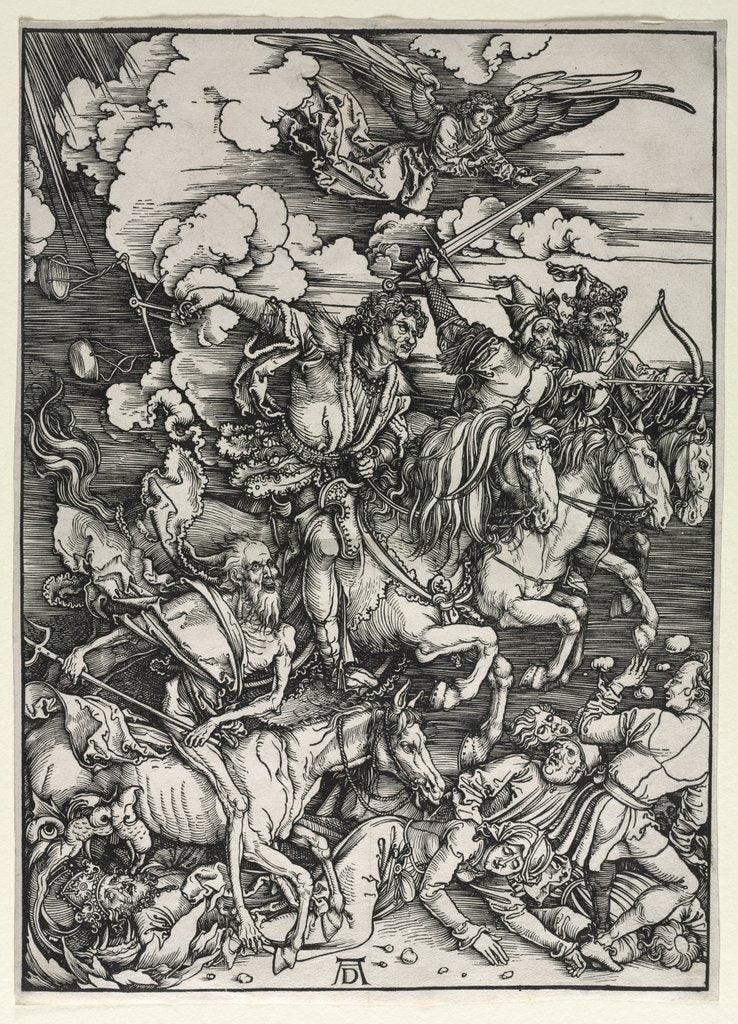 Detail of The Four Horsemen, from The Apocalypse, c. 1498 by Albrecht Dürer