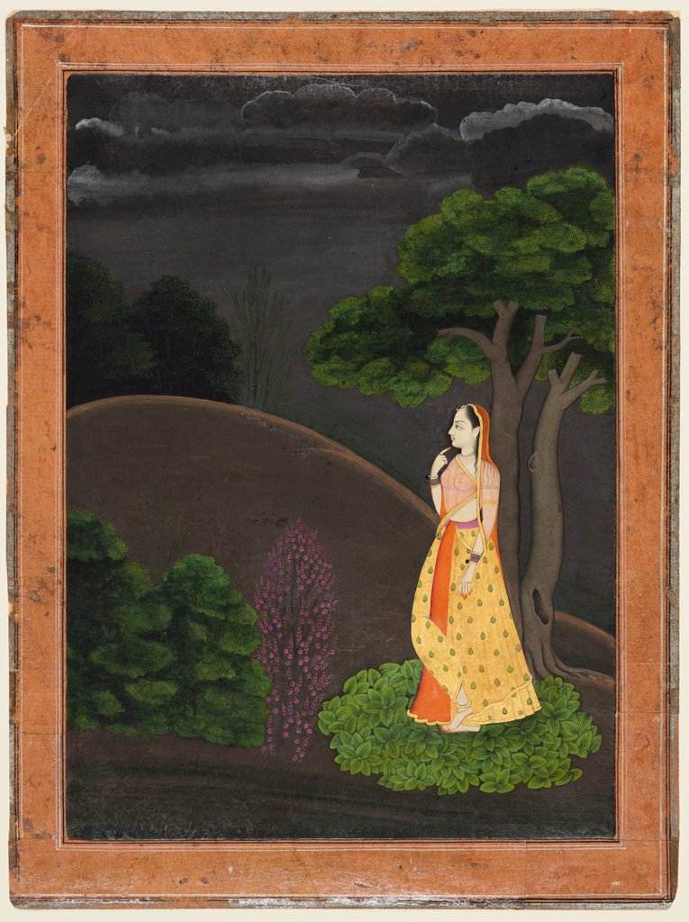 Detail of The Heroine Who Waits Anxiously for Her Absent Lover, c. 1750-55 by Unknown