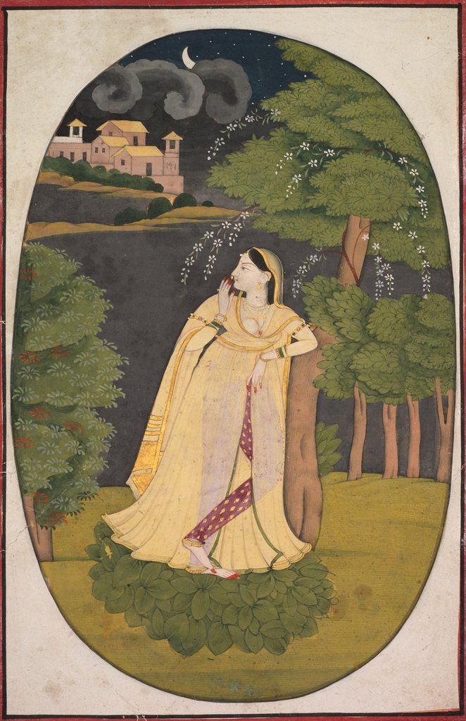 Detail of The Heroine Who Waits Anxiously for Her Absent Lover, c. 1800 by Unknown