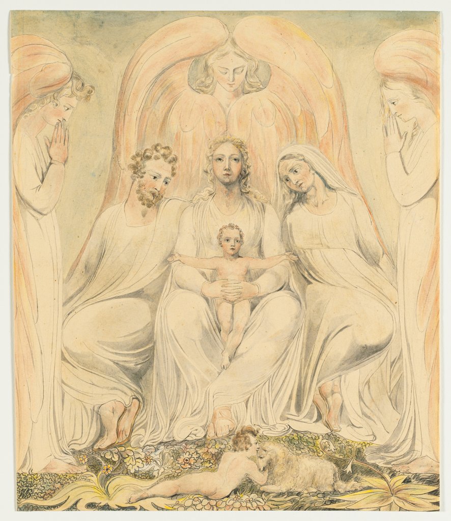Detail of The Holy Family, c. 1805 by William Blake