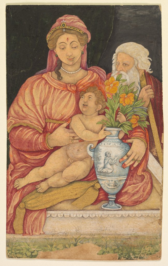 Detail of The Holy Family, c. 1620s by Unknown