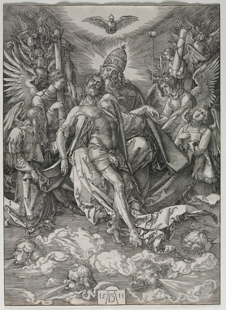 Detail of The Holy Trinity, 1511 by Albrecht Dürer