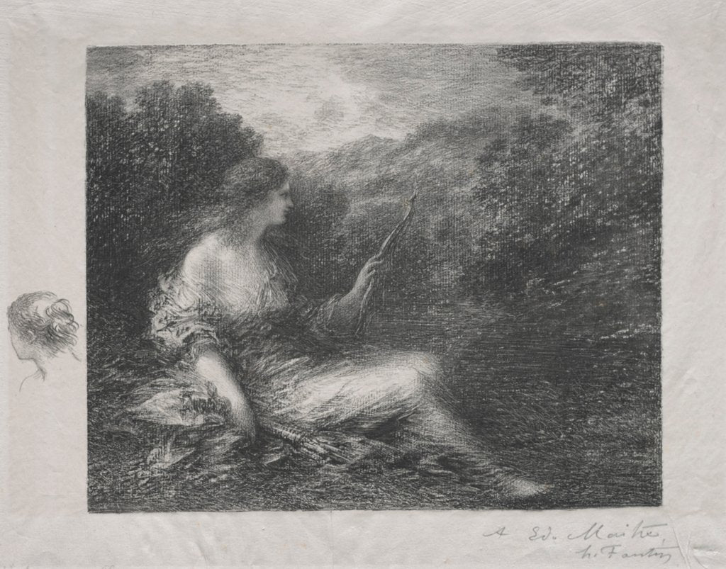 Detail of The Huntress, 1892 by Henri Fantin-Latour