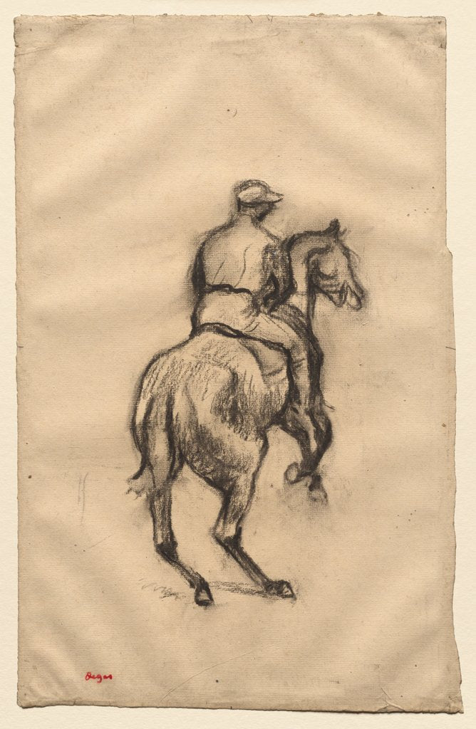 Detail of The Jockey, c. 1885-1900 by Edgar Degas