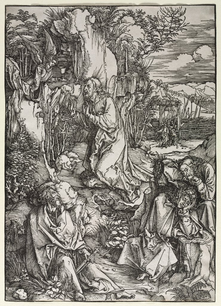 Detail of The Large Passion: Christ on the Mount of Olives, c. 1497-1500 by Albrecht Dürer