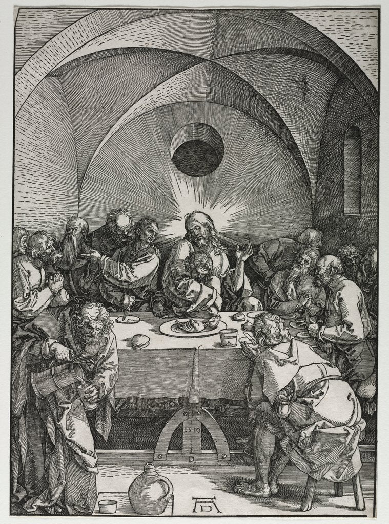 Detail of The Large Passion: The Last Supper, 1510 by Albrecht Dürer