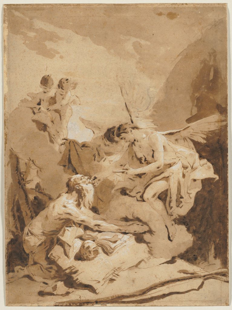 Detail of The Last Communion of St. Jerome, c. 1726 by Giovanni Battista Tiepolo